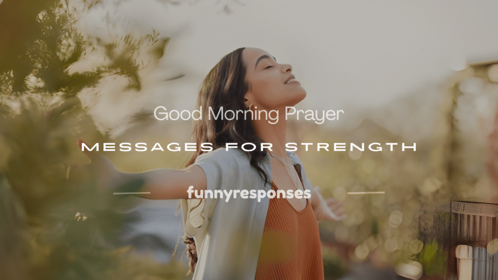 good morning prayer message