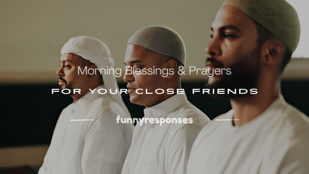 morning prayers for friends
