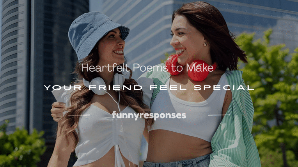 poems to make her feel special friend
